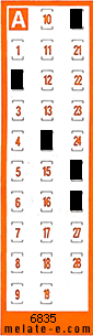 Volante ganador del sorteo 6836 de Chispazo