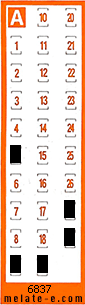 Volante ganador del sorteo 6837 de Chispazo