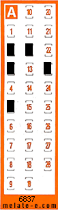 Volante ganador del sorteo 6838 de Chispazo