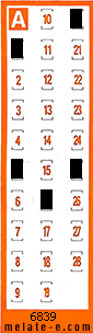 Volante ganador del sorteo 6839 de Chispazo