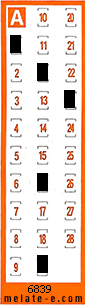 Volante ganador del sorteo 6840 de Chispazo
