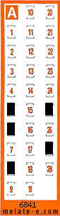 Volante ganador del sorteo 6841 de Chispazo