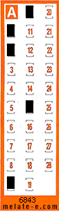 Volante ganador del sorteo 6844 de Chispazo