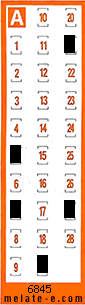 Volante ganador del sorteo 6846 de Chispazo