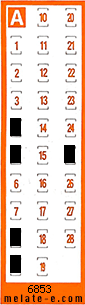 Volante ganador del sorteo 6854 de Chispazo