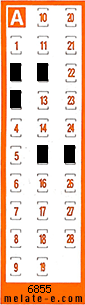 Volante ganador del sorteo 6856 de Chispazo