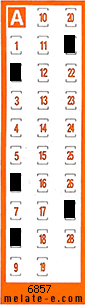 Volante ganador del sorteo 6857 de Chispazo