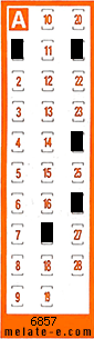 Volante ganador del sorteo 6858 de Chispazo