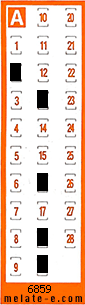 Volante ganador del sorteo 6860 de Chispazo