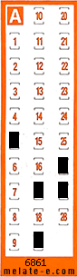 Volante ganador del sorteo 6862 de Chispazo