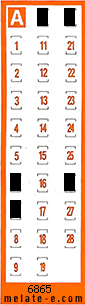 Volante ganador del sorteo 6865 de Chispazo
