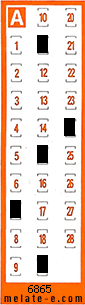 Volante ganador del sorteo 6866 de Chispazo