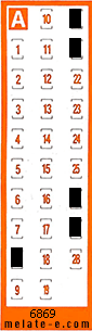 Volante ganador del sorteo 6870 de Chispazo