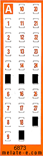 Volante ganador del sorteo 6874 de Chispazo