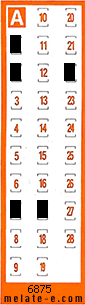 Volante ganador del sorteo 6875 de Chispazo