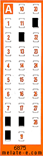 Volante ganador del sorteo 6876 de Chispazo