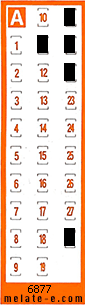 Volante ganador del sorteo 6878 de Chispazo