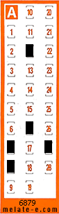 Volante ganador del sorteo 6880 de Chispazo