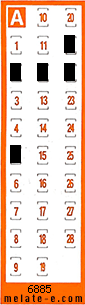 Volante ganador del sorteo 6886 de Chispazo