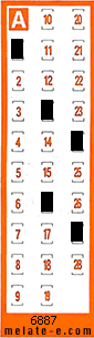 Volante ganador del sorteo 6887 de Chispazo