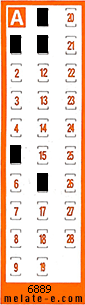 Volante ganador del sorteo 6889 de Chispazo