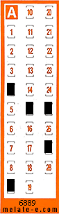 Volante ganador del sorteo 6890 de Chispazo
