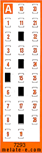 Volante ganador del sorteo 7293 de Chispazo
