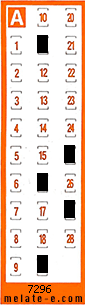 Volante ganador del sorteo 7296 de Chispazo