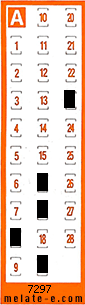 Volante ganador del sorteo 7297 de Chispazo
