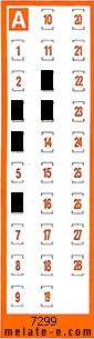 Volante ganador del sorteo 7300 de Chispazo
