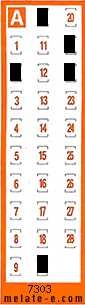 Volante ganador del sorteo 7303 de Chispazo