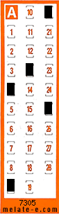 Volante ganador del sorteo 7306 de Chispazo