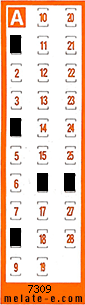 Volante ganador del sorteo 7310 de Chispazo