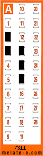 Volante ganador del sorteo 7311 de Chispazo