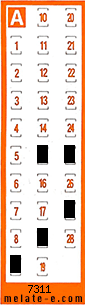 Volante ganador del sorteo 7312 de Chispazo
