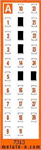Volante ganador del sorteo 7313 de Chispazo