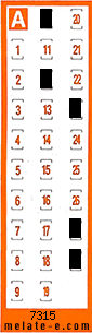Volante ganador del sorteo 7315 de Chispazo