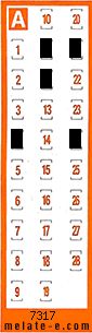 Volante ganador del sorteo 7317 de Chispazo