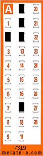 Volante ganador del sorteo 7319 de Chispazo