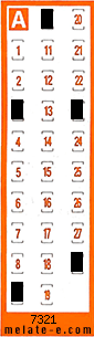 Volante ganador del sorteo 7321 de Chispazo