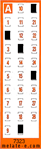Volante ganador del sorteo 7323 de Chispazo