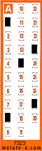 Volante ganador del sorteo 7324 de Chispazo