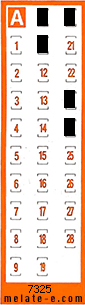 Volante ganador del sorteo 7325 de Chispazo