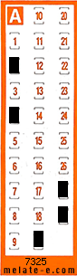 Volante ganador del sorteo 7326 de Chispazo