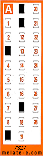 Volante ganador del sorteo 7327 de Chispazo