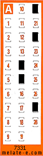 Volante ganador del sorteo 7332 de Chispazo