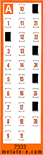 Volante ganador del sorteo 7333 de Chispazo