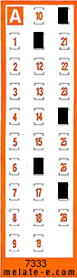 Volante ganador del sorteo 7334 de Chispazo