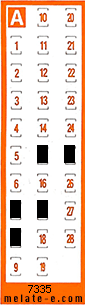 Volante ganador del sorteo 7335 de Chispazo