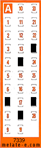 Volante ganador del sorteo 7339 de Chispazo